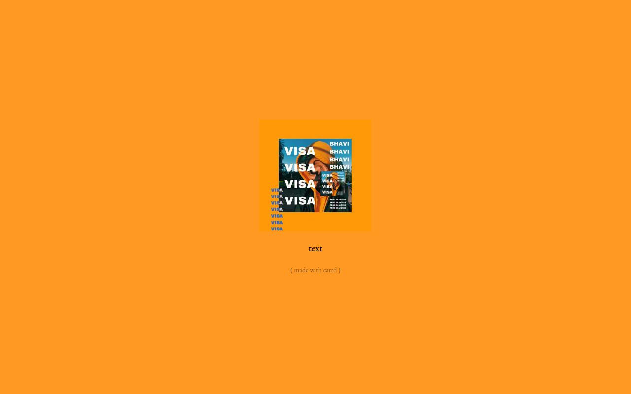 Carrd profile picture for @visa